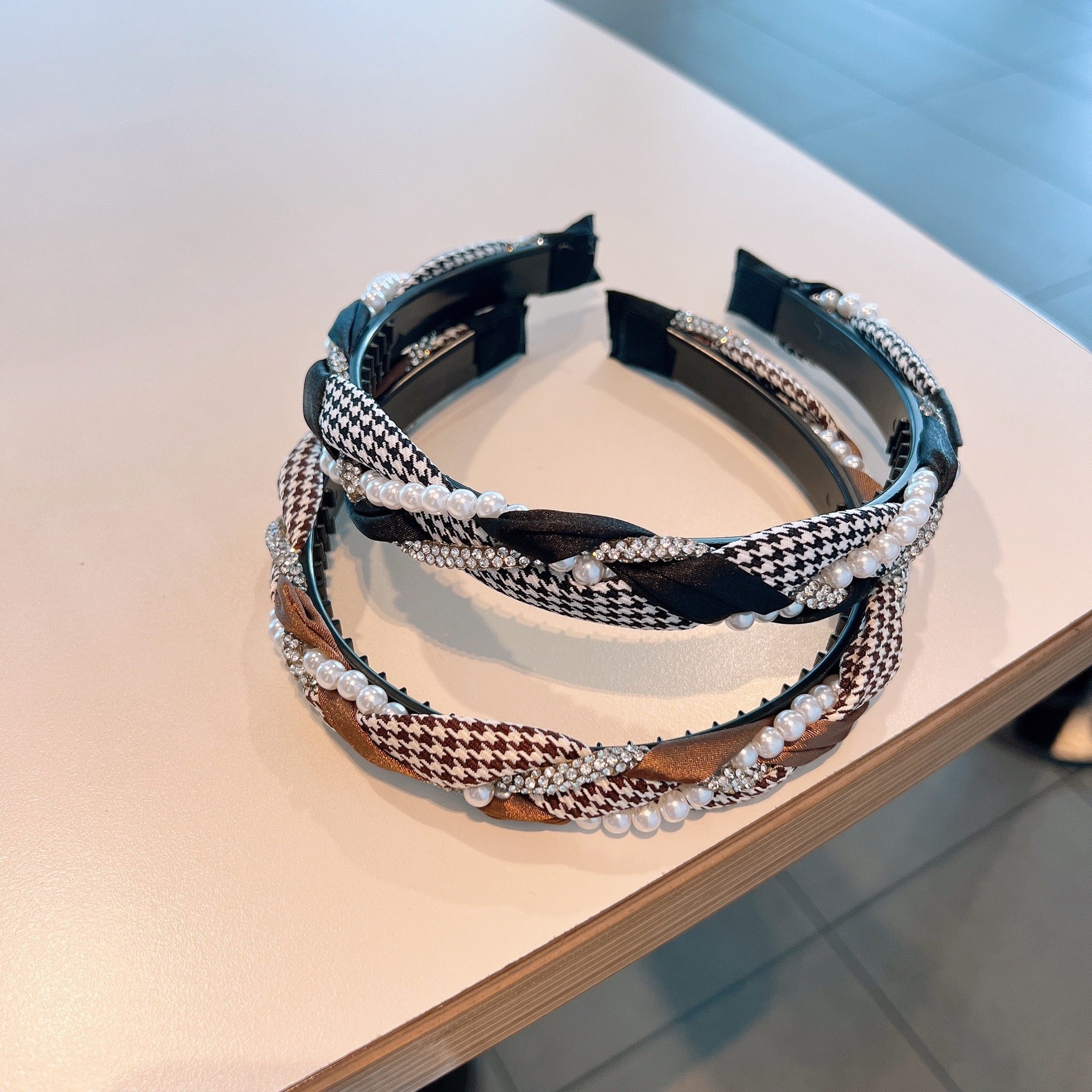 Wholesale French High-end Hair Accessories Pearl Headband Non-slip Hair Clip